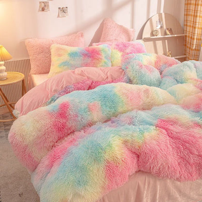 Double-Sided Fleece Bedding Set